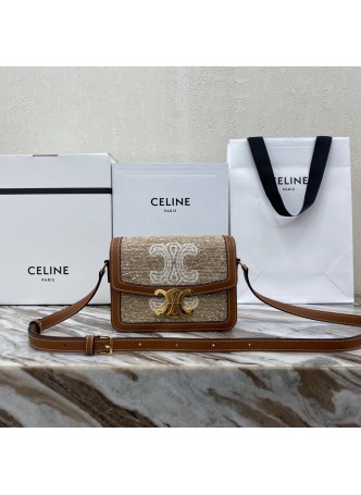 Celine Top Quality Triomphe Teen 18.5cm 188423 Knockoff Bag